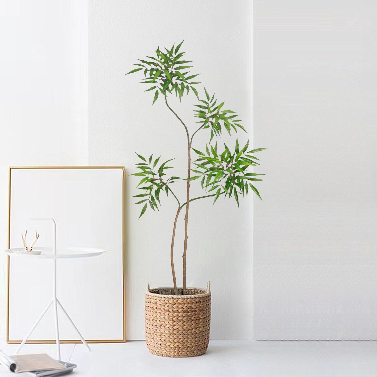130-160CM Artificial Banyan Tr - Ficus Lyrata Tree ulasan dan harga