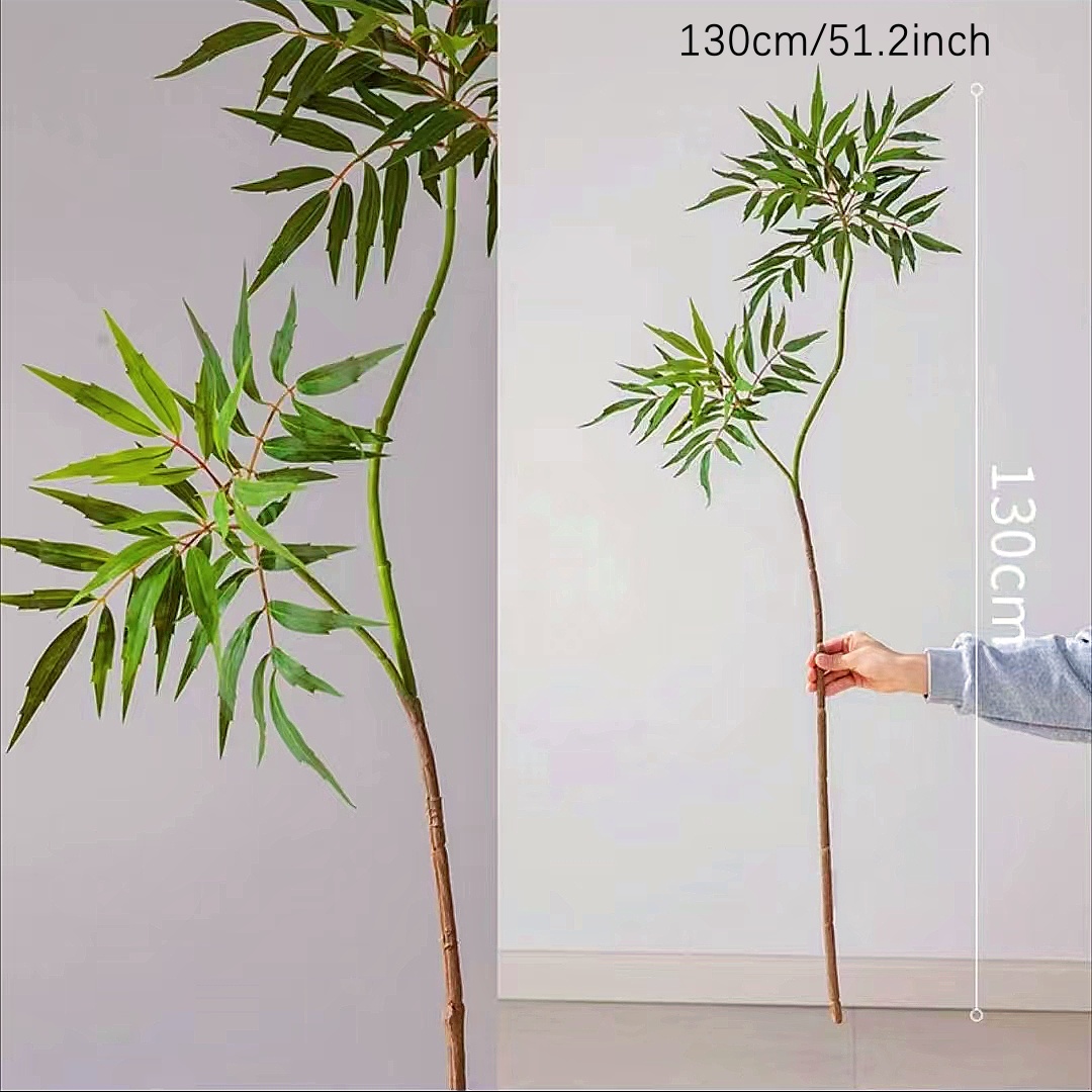 130-160CM Artificial Banyan Tr - Ficus Lyrata Tree ulasan dan harga