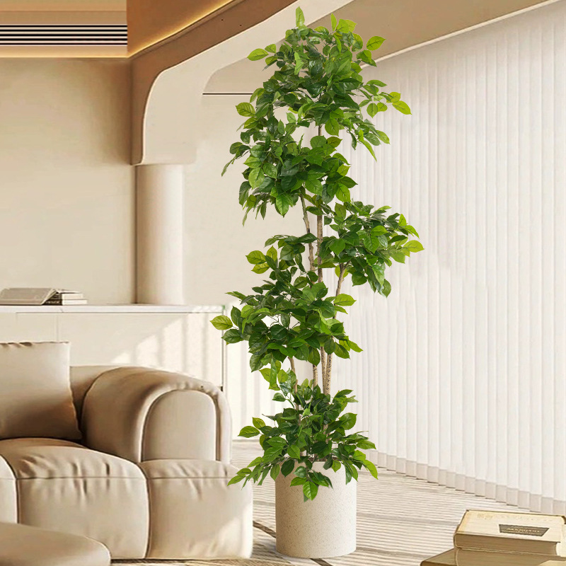 2-78in Large Fake Plants Artif - Dracaena Marginata ulasan dan harga