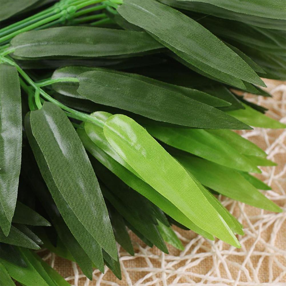 10pcs Artificial Green Bamboo  - Ficus Lyrata Tree ulasan dan harga